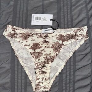 WeWoreWhat White Toile Print Bottom